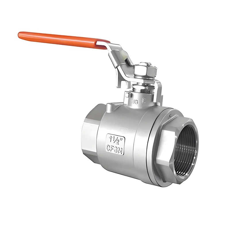 SS304 CF8M 2pc Thread Ball Valve 1000psi BSPT NPT