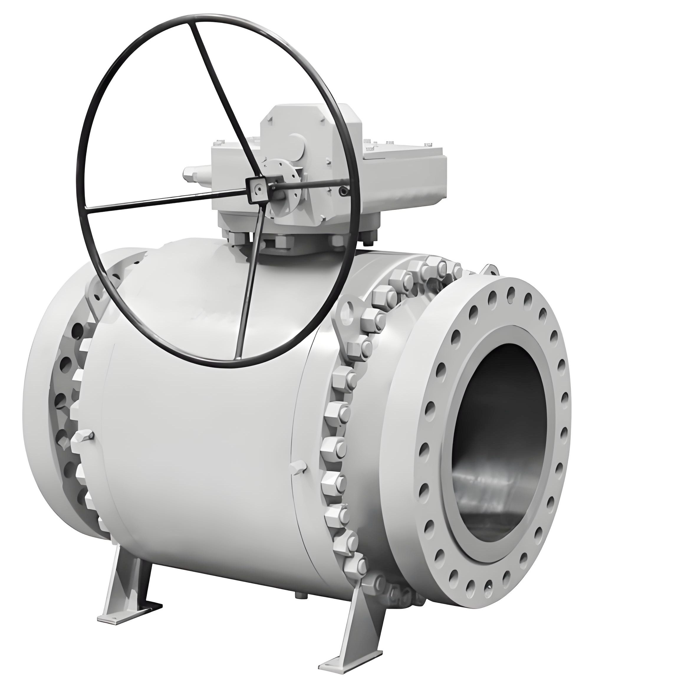 WCB SS304 Flanged Floating Ball Valve