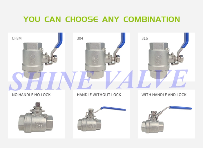 2PC THREAD BALL VALVE