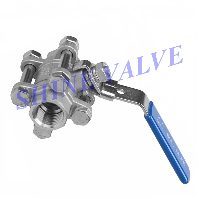 3pc ball valve with lockable