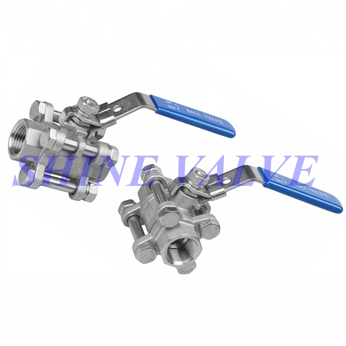 lockable 3pc ball valve