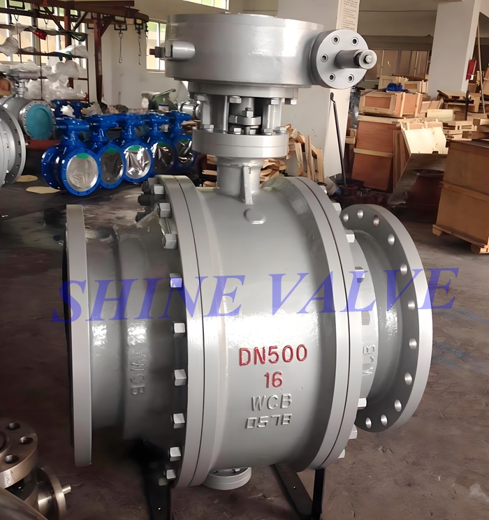 trunnion mounted ball valve picture