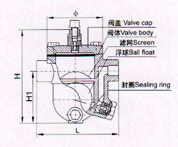 steam traps drawing
