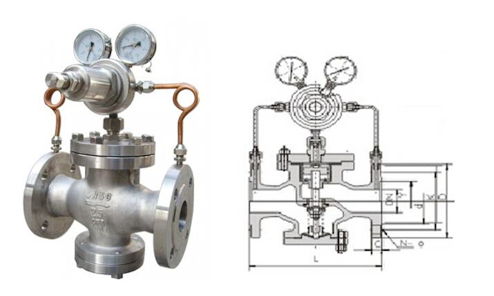 gas pressure reducing valve