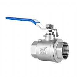 SS304 CF8M 2pc Thread Ball Valve 1000psi BSPT NPT